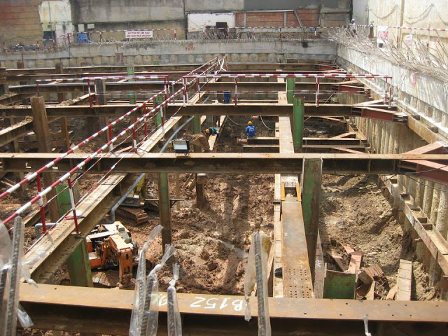Biện pháp thi công tầng hầm bằng cừ larsen như thế nào?
